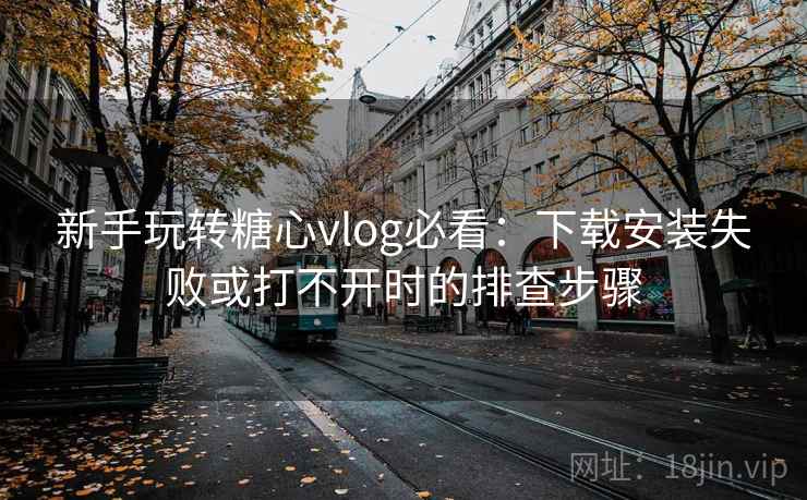 新手玩转糖心vlog必看：下载安装失败或打不开时的排查步骤
