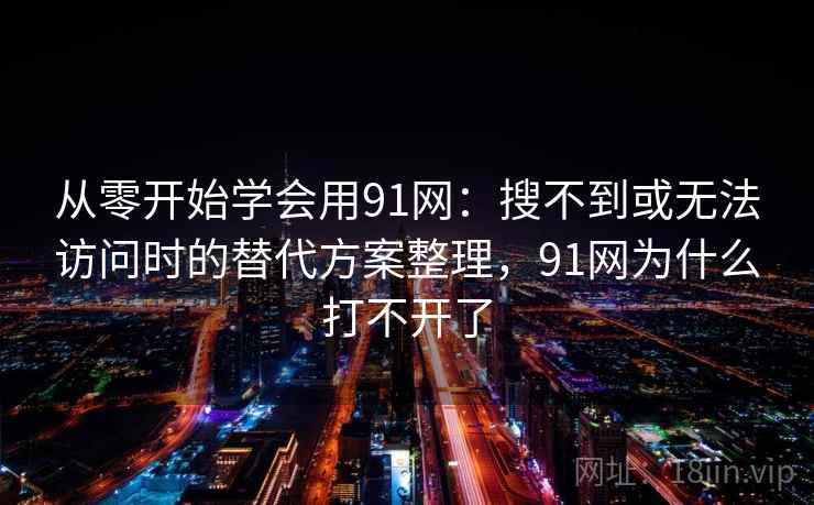 从零开始学会用91网：搜不到或无法访问时的替代方案整理，91网为什么打不开了