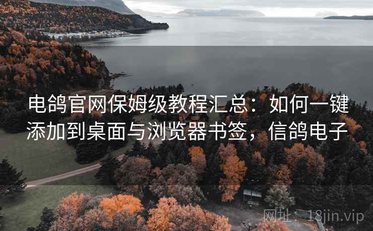 电鸽官网保姆级教程汇总：如何一键添加到桌面与浏览器书签，信鸽电子